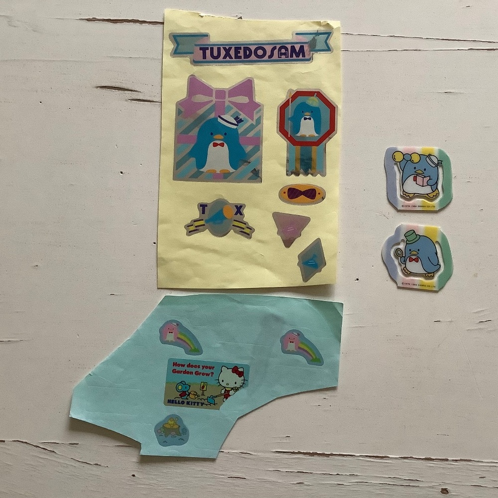 Bundle Vintage Sanrio Tuxedo Sam stickers